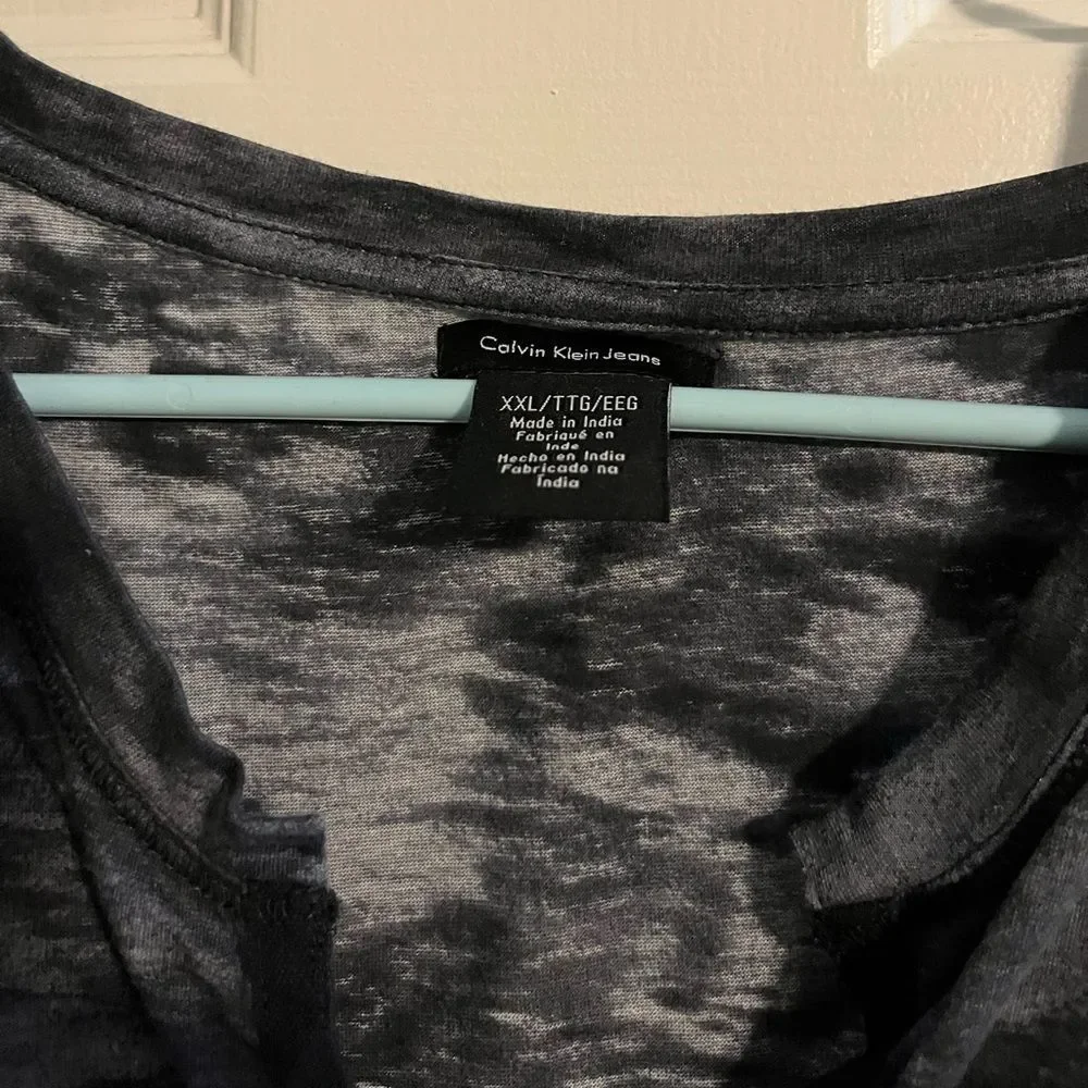 Calvin Klein Space Dyed Top Sz XXL - Picture 4 of 7